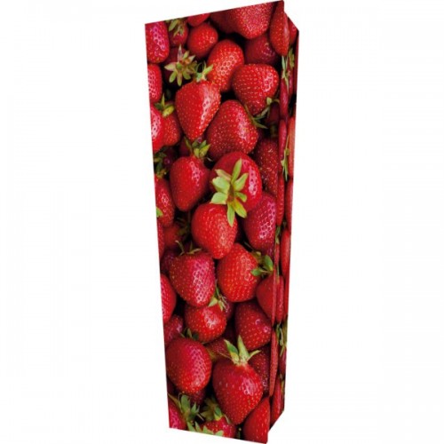 Summer Fruits of the World (Juicy Strawberry) - Personalised Picture Coffin with Customised Design.